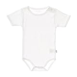 デンマークの子供服ブランド FIXONI ガールズプレミアム半袖ボディスーツ 綿１００％ ホワイト 80ｃｍ
