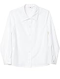 UNIWEAR(ユニウェア) レディース 長袖ブラウス SL-1380 白 LL ( 13号 ) （ 日本製生地使用 ）