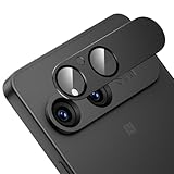 Podick レンズカバー Sony Xperia 10 VII用 カメラフィルム 9H強化ガラス アルミ合金 エクスペリア10 VII カメラ保護 高透過率 黒縁取り 露出オーバー防止 キズ防止 耐衝撃 全面保護 指紋防止 飛散防止 気泡ゼロ ラウンドエッジ加工 Xperia 10 VII 対応 レンズプロテクター (ブラック)
