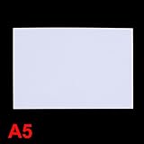 uxcell 2mm　ホワイト　プラスチック　アクリル　プレキシガラス　パースペックスシート　A5サイズ　148mmx210mm