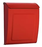Aspen Locking Wall Mount Mailbox, Letterbox, Postbox Red by ARCHITECTURAL MAILBOXES [並行輸入品]