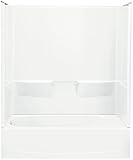 スターリング配管71040110 – 0 Performa Bath and Showerキット、60-inch X 73.66 X 75.5-inch、左側、ホワイト