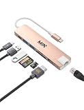 USB C ハブ 7-in-1【4K HDMI/有線LAN 100Mps/PD 100W /USB3.0&USB2.0ポート /TF&SDスロット搭載】ドッキングステーションtype c thunderbolt3/4 対応機器 タイプc ハブ iPhone15、MacBook Pro/Air、iPad Pro 、Surface、HP、Dell、SwitchなどのUSB Cアダプター対応