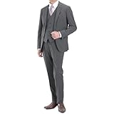 [MARUTOMI] 洗える スリーピーススーツ メンズ スリム 洗えるスーツ ウォッシャブル 3ピース 三つ揃いスーツ 2ツボタン ビジネススーツ メンズスーツ 2釦 ジレ ベスト付 ストレッチ 伸縮 オールシーズン対応 紳士服 Z413-571-3-A5