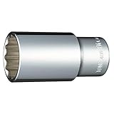 トネ(TONE) ディープソケット(12角) 4DB-40L 差込角12.7mm(1/2") 二面幅1・1/4inch インチ