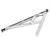 uxcell ウィンドウ摩擦ヒンジ 360 mm 304ステンレス スチール ケースメント トップ サイド