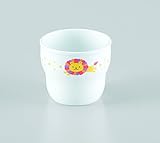 高級こどもベビー食器　ダイアセラム　ライオンしょくたん　スタッキング小カップ　5個セットまとめ買い日本製　美濃焼と先端テクノロジーの高強度磁器食器　保育園専用食器　