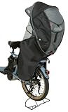 MARUTO(マルト) 自転車用 チャイルドシート シェル型レインカバー horo!(ホロ)-バージョン6 杢ブラック D-5RG6-O