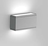 WAC Lighting WS-W2510-GH Rubix LED Outdoor Rectangular Up and Down Wall Light Fixture, One Size, Whi