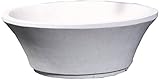 Virtu USA VST-2059-BAS Zeus Vessel Sink with Natural White Sand Marble [並行輸入品]