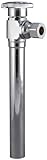 Keeney 2100PCLF 1/2-Inch Copper Sweat with 5-Inch Extension by 3/8-Inch O.D. Lead Free Quarter Turn 