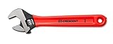 Crescent AC210CVS 10" Chrome Finish Adjustable Wrench, Cushion Grip [並行輸入品]