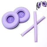 Voarmaks レインボーカラー イヤーパッド ヘッドバンド クッションキット Sennheiser HD25 HD250BT HD25-ll HD25S Il HMD25 ヘッドホンフォームカバー (パープル LRセット)