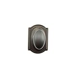Schlage f170-sie-cam Siena Singleダミードアノブwith装飾キャメロットトリム、 F170SIE716CAM