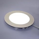 RCLITE 12W 110V Non-Dimmable Round LED Recessed Ceiling Light,600lm,Cool White(6000-6500K), Ac85-265