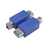 （まとめ）変換名人 変換プラグ USB3.0 A（メス）-B（オス） USB3AB-BA【×10セット】