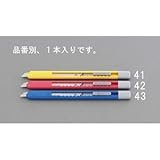 エスコ １４０mmカッターナイフ（スリム／赤） EA589AS-42