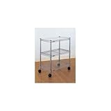 【HOME ERECTA】ホームエレクター ワゴンセット クロームタイプ Ｗ７５０×Ｄ４５０×Ｈ７００ ＨＣ１８３０