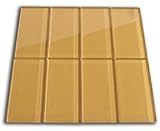 地下鉄Saharaガラスタイル3 " x 6 " (ボックスof 10平方フィート