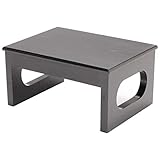 足置き (全4種) 木製 bon (1段) フットステージ ブラック [ 足置き台 足置き場 足台 フット台 フットレスト 踏み台 ペディキュア台 ペディ台 ネイル台 フットケア台 オットマン 足 フット 台 スツール イス 椅子 チェア 