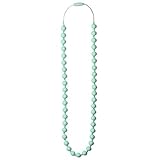 Mama & Little Lexi Silicone Baby Teething Necklace for Moms - Nursing Necklace in Mint - Teething Be