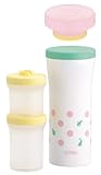 サーモス THERMOS 保冷離乳食ケース&ケータイマグ JBL-200 ピンクドット(PD)