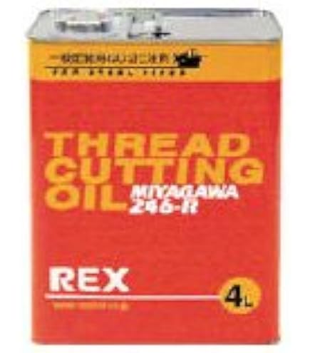 Amazon.co.jp: REX ねじ切りオイル 100SW－RN4L 183014