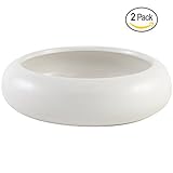 Flower Glass Vase Decorative Centerpiece For Home or Wedding by Royal Imports - Set of 2 Ceramic Min