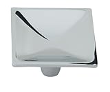 Atlas Homewares 227-CH 2-Inch Dap Square Knob, Polished Chrome [並行輸入品]