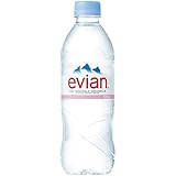 [2cs]伊藤園 Evian(エビアン) ミネラルウォーター 500ml×24本×2ケース