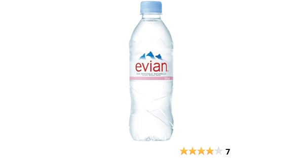 Amazon Co Jp 2cs 伊藤園 Evian エビアン ミネラルウォーター 500ml 24本 2ケース ドラッグストア