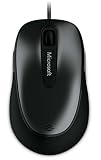 マイクロソフト コンフォート マウス 4500 4FD-00034 : 有線/ 5ボタン/ 5方向スクロール/ BlueTrack テクノロジ/ USB接続 ( ダークグレー)