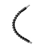 ZMASI フレキシブルシャフト 電動スクリュードライバーアクセサリー, チューブを伸ばす 六角ドライバー ドリル 接続 ホルダー (30cm)