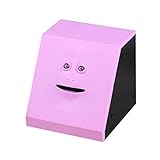 Creazy新しい面バンクセンサーコイン保存お金EatingボックスFacebank fot Kids Gifts Fun ピンク
