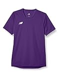 [ニューバランス] メンズ 半袖ドライTシャツ サッカー スポーツ ゲームシャツ (JMTF0486)(JMTF0488) パープル(PRP) M