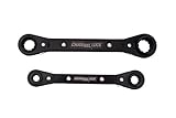Channellock 841S SAE 8-n-1 Ratcheting Wrench Set: 5/16-Inch by 3/8-Inch, 7/16-Inch by 1/2-Inch, 9/16