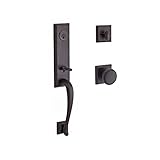 Baldwin SCDELXROUTSR112 Reserve Single Cylinder Handleset Del Mar x Round with Traditional Square Ro