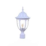 Acclaim 5067TW Suffolk Collection 1-Light Post Mount Outdoor Light Fixture, Textured White [並行輸入品]