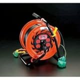 エスコ AC125V/30mコンセント固定リール(元置・過負荷遮断) EA815DA-14