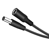 DC 延長ケーブル 1.5m 5.5mm x 2.1mm 監視カメラ LED照明 低電圧DC電気用 (1.5m)