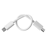 Asukohu USB 3.1 Type-C to USB 2.0 Micro-B USB充電データ転送アダプターケーブル ブラック/ホワイト