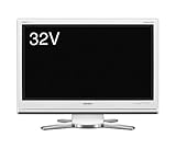 SHARP 32V型 フルハイビジョン 液晶テレビ AQUOS LC-32DS3-W ホワイト