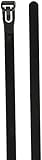 Monoprice 105797 8-Inch 50LBS Releasable Cable tie, 100-Piece/Pack, Black [並行輸入品]