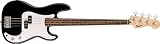 Squier by Fender スクワイヤー エレキベース Squier Sonic™ Precision Bass®, Laurel Fingerboard, White Pickguard, Black ソフトケース付き