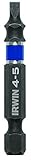 IRWIN Tools 1899700 Impact Performance Series Screwdriver Power Bits, 4-5 Slotted, 2-Inch Length, 2-