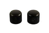 Allparts MK-3150-003 Black Dome Knobs [並行輸入品]