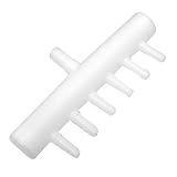 uxcell アクアリウム水槽エアフローコントロールレバーバルブ　ホワイト　製 　6ウェイ