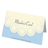 DEEDS 紙製ポイントカード 50マス PCA-020 100枚 / ショップカード スタンプカード 美容室 サロン ネイル エステ