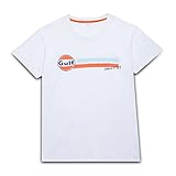 GulfストライプTシャツ 3L ホワイト