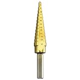 Neiko 10182A Titanium Step Drill Bit Set High Speed Steel | 1/8 to 1/2 | Total 13 Step Sizes [並行輸入品]
